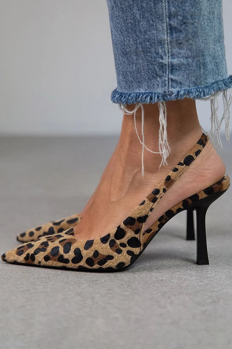 VELLORÉ | Tacones D’Orsay Leopardo – Elegancia audaz en estampado de leopardo