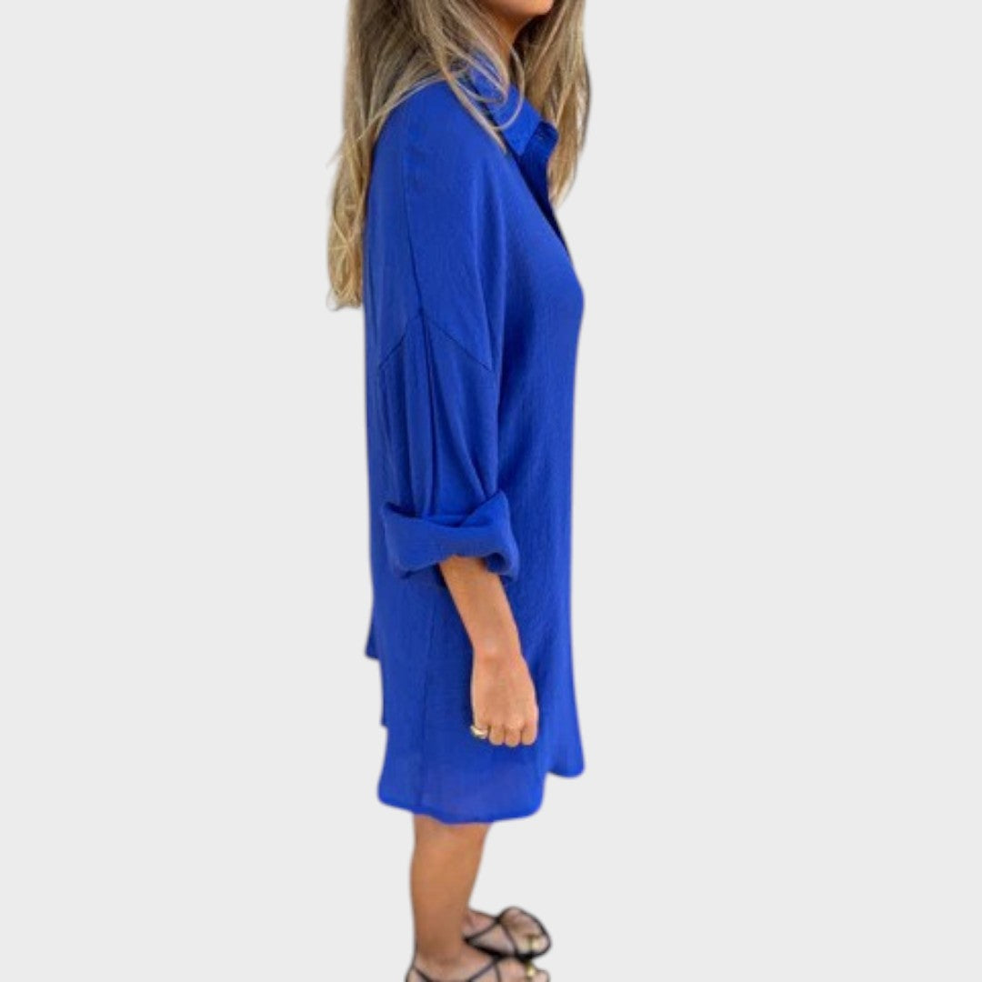 VELLORÉ | Conjunto de camisa y pantalones cortos de lino Nora — Estilo veraniego sin esfuerzo (SOLO HOY 3X2)