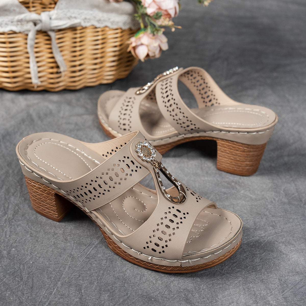 VELLORÉ | Sandalias Ortopédicas de Confort Premium con Tacón Alto