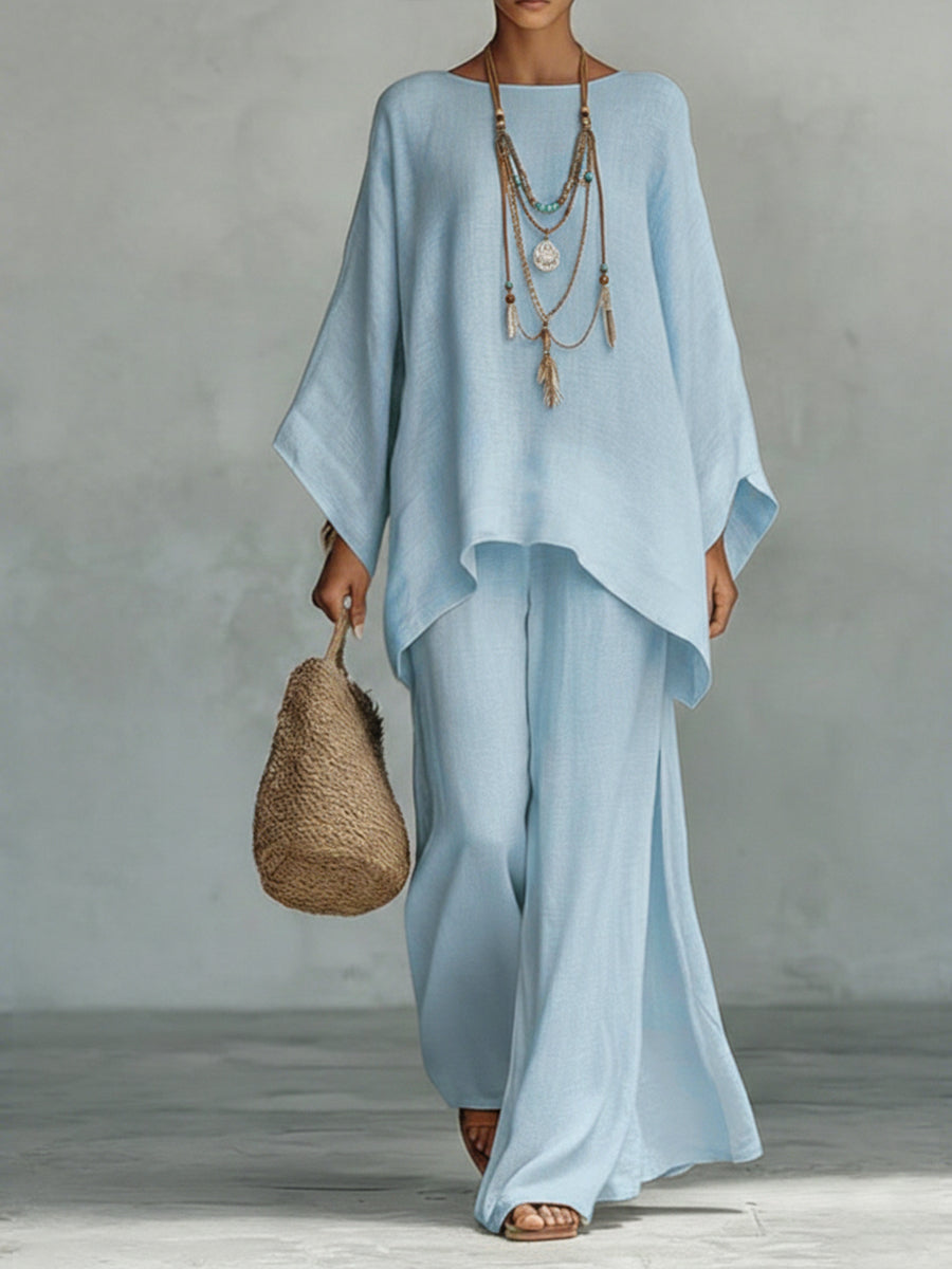 VELLORÉ | Elegante Conjunto de Dos Piezas de Lino