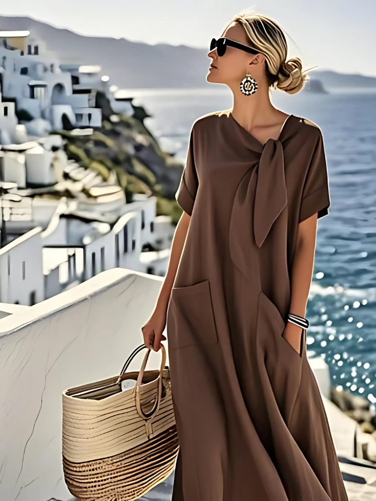 VELLORÉ | Vestido Elegante Ella con Bolsillos