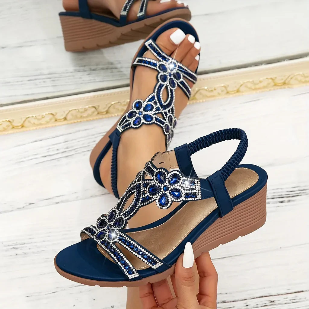 VELLORÉ | Sandalias de cuña ortopédicas elegantes para mujeres