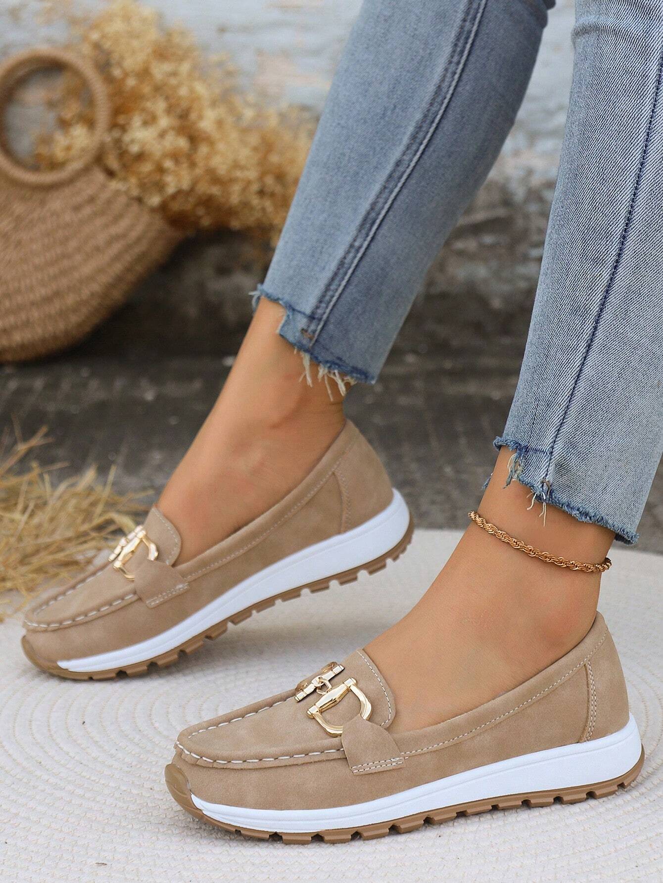 VELLORÉ | Ellie - Mocasines planos con hebilla