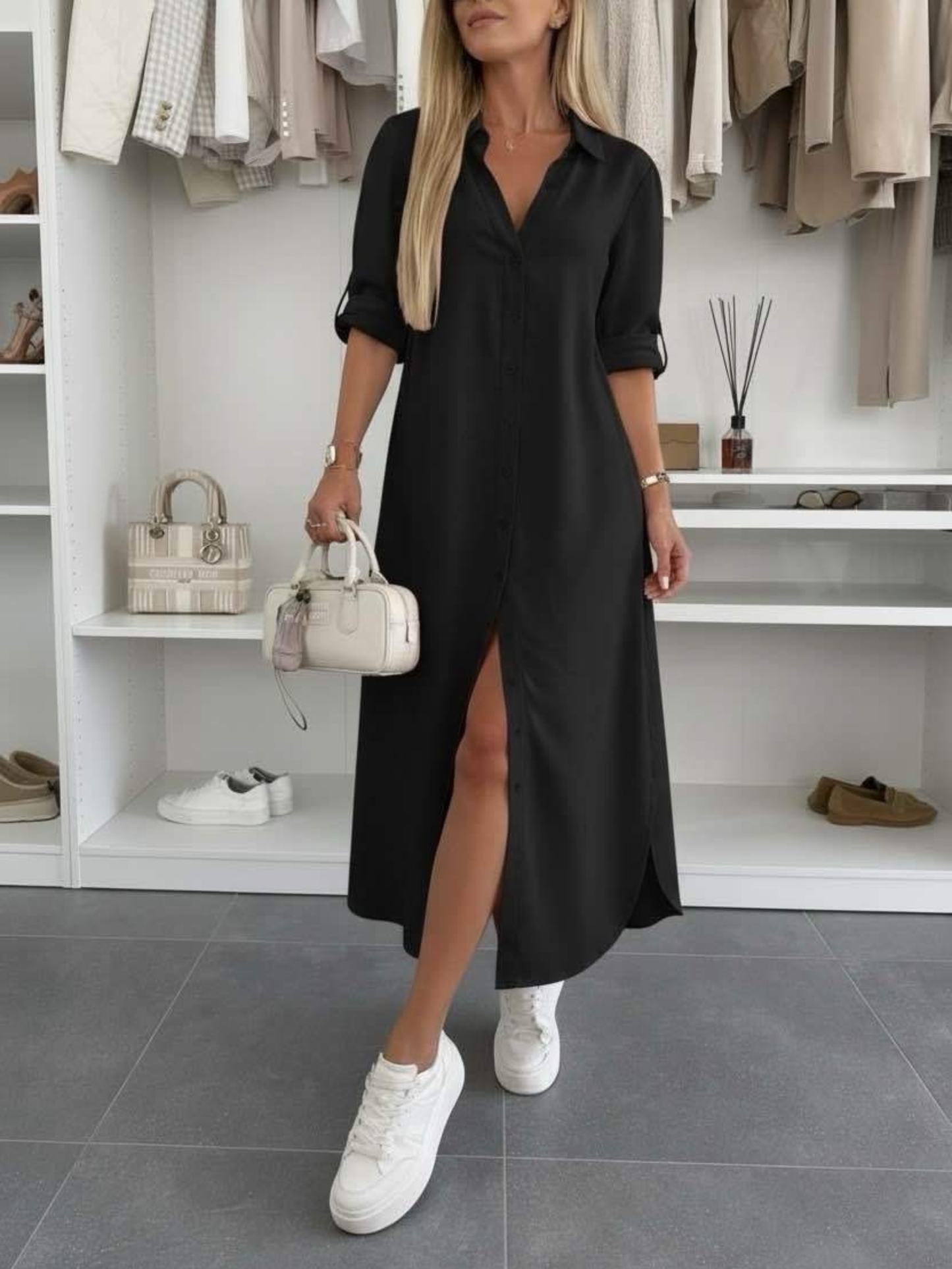 VELLORÉ | Vestido camisero holgado