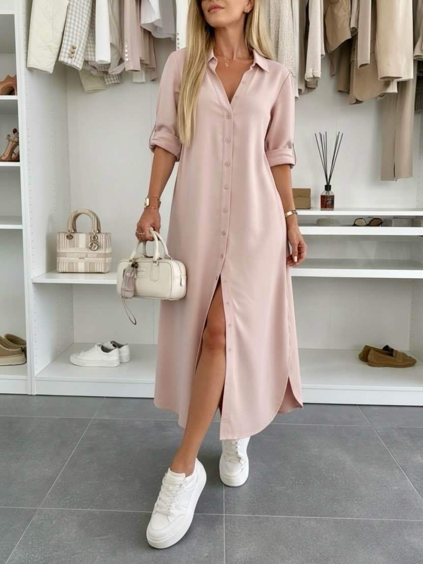 VELLORÉ | Vestido camisero holgado