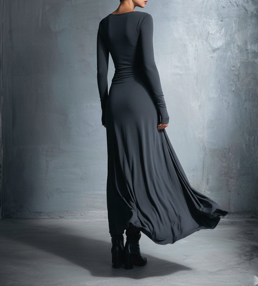 VELLORÉ | Vittoria - Vestido largo con nudo lateral