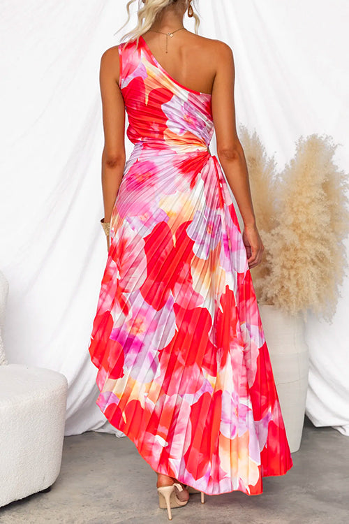 VELLORÉ | Vestido plisado de un solo hombro elegante y refinado