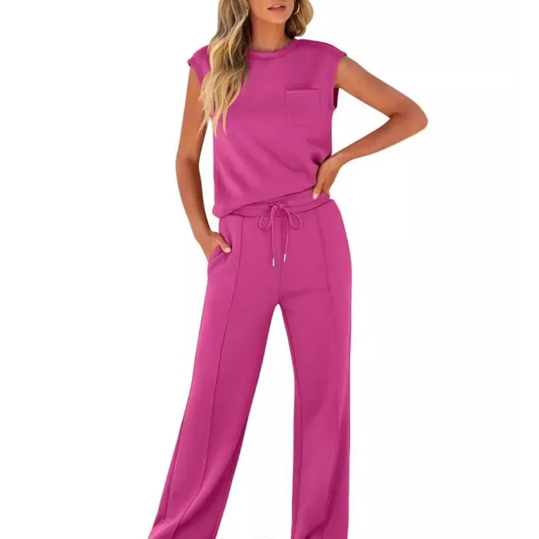 VELLORÉ | – Casual Veraniego Suave Conjunto Coordinado de Lounge