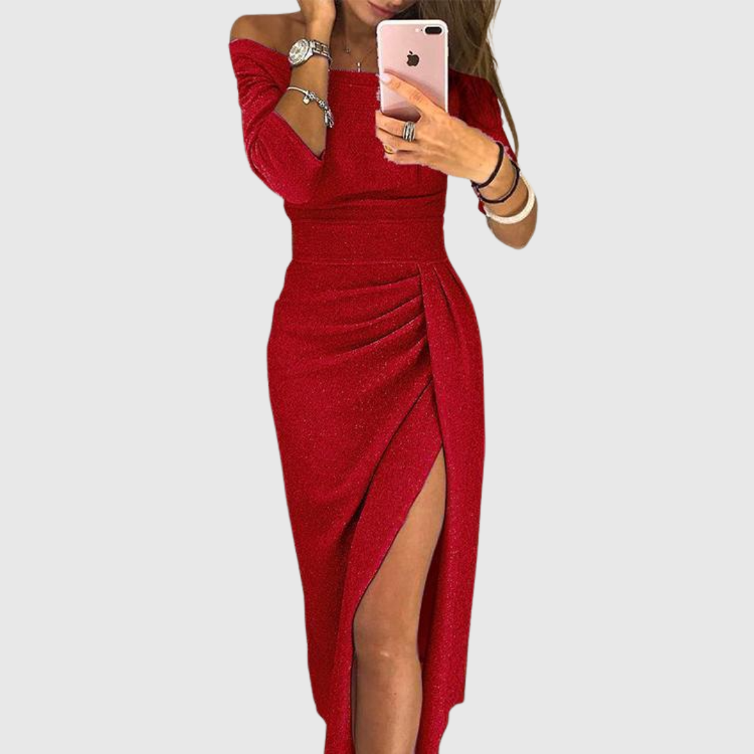 VELLORÉ | Vestido maxi con cuello halter - Elegancia sin esfuerzo