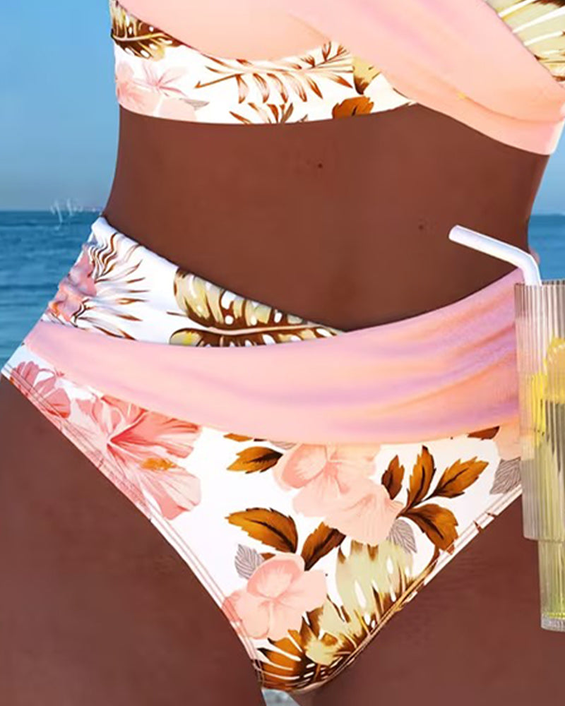 VELLORÉ | Becky Bikini con estampado floral y recortes de alto contraste