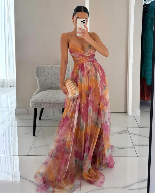 VELLORÉ | Vestido Maxi Floral Elegante — Edición Limitada