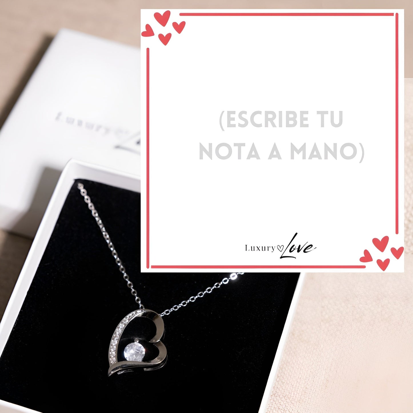 VELLORÉ | Collar Amor-Eterno® para mi Madre (con nota especial a escoger)