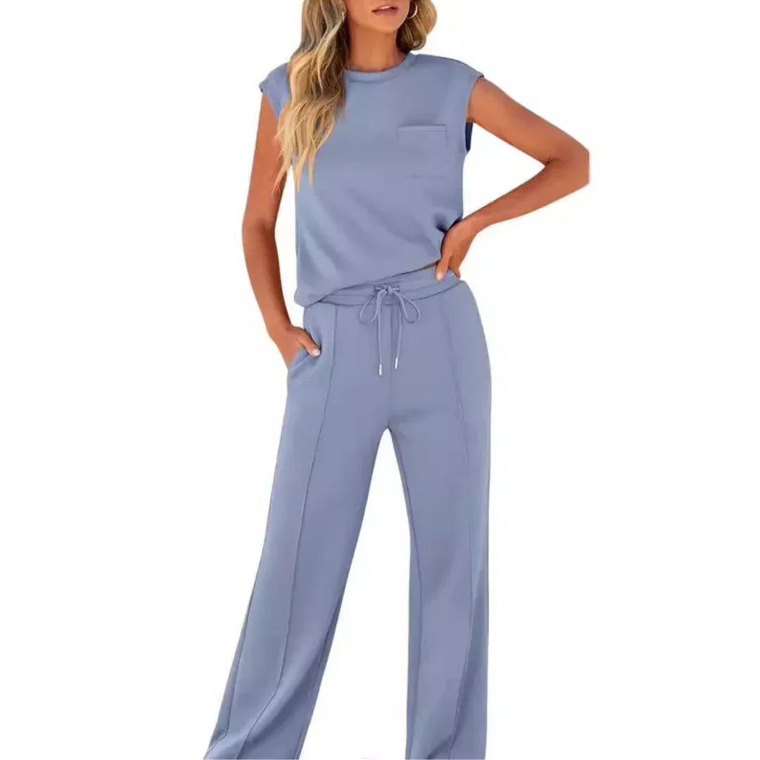 VELLORÉ | – Casual Veraniego Suave Conjunto Coordinado de Lounge