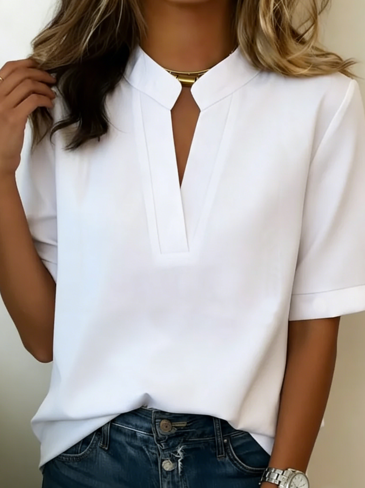 VELLORÉ | Élise — Blusa elegante con cuello refinado