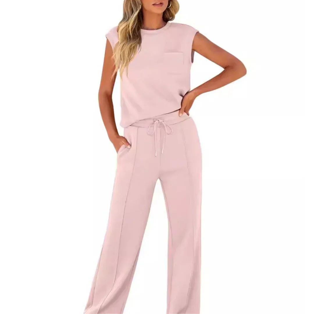 VELLORÉ | – Casual Veraniego Suave Conjunto Coordinado de Lounge