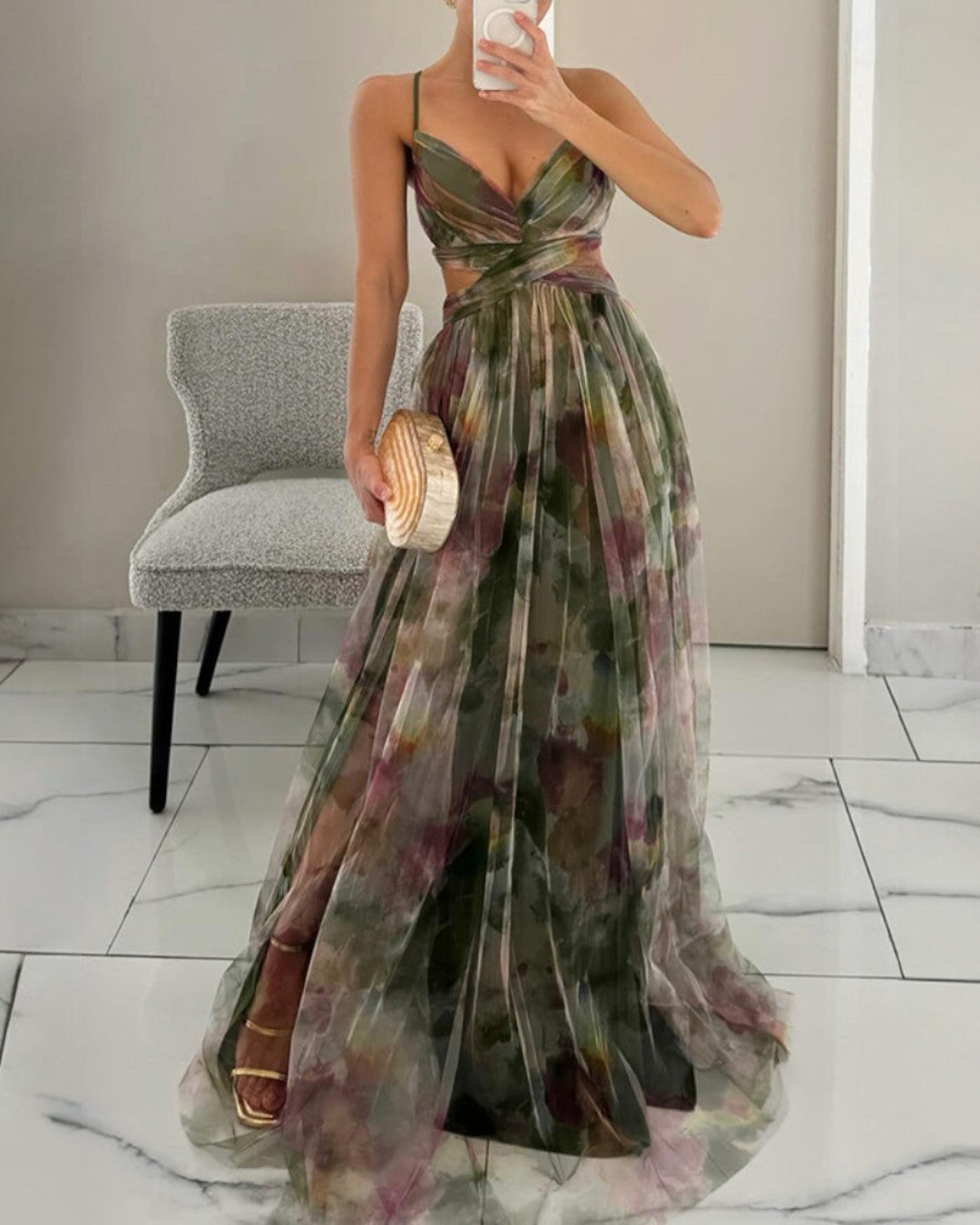 VELLORÉ | Vestido Maxi Floral Elegante — Edición Limitada