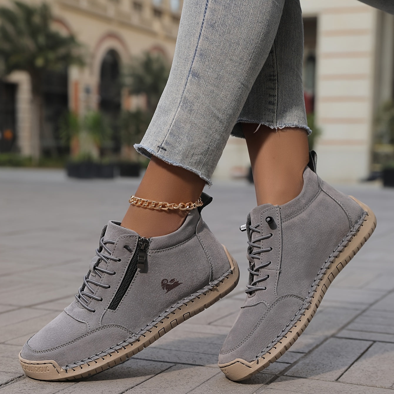 VELLORÉ | – Zapatillas ortopédicas cómodas con cremallera