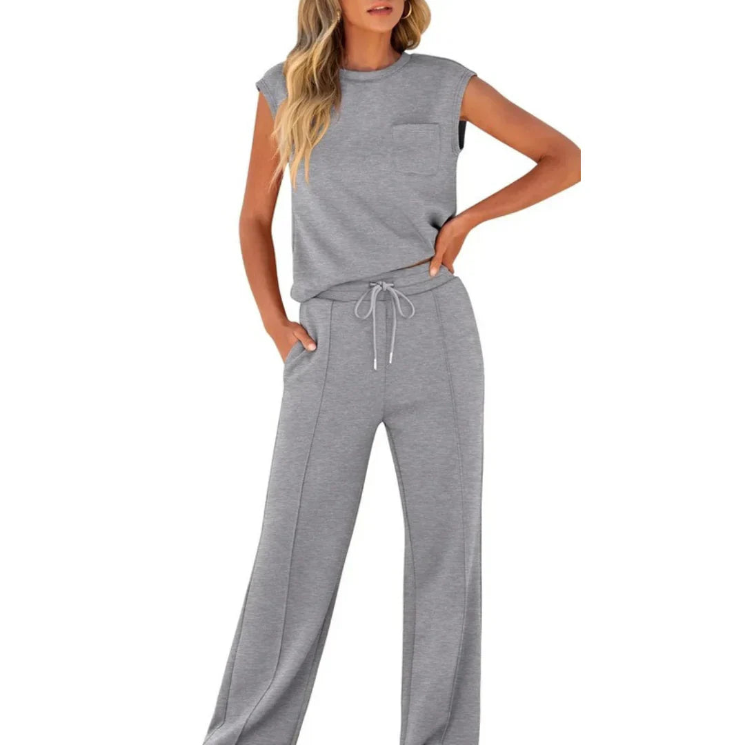 VELLORÉ | – Casual Veraniego Suave Conjunto Coordinado de Lounge