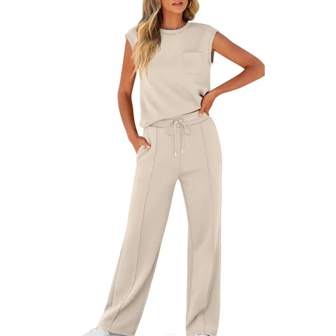 VELLORÉ | – Casual Veraniego Suave Conjunto Coordinado de Lounge