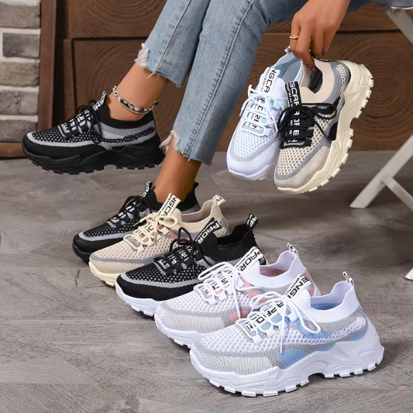 VELLORÉ | - Zapatillas para mujer transpirables para comodidad durante todo el día
