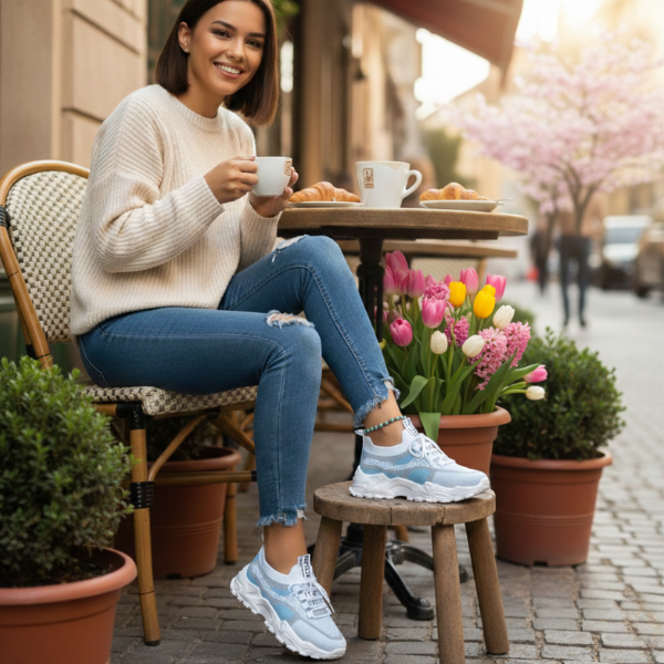 VELLORÉ | - Zapatillas para mujer transpirables para comodidad durante todo el día