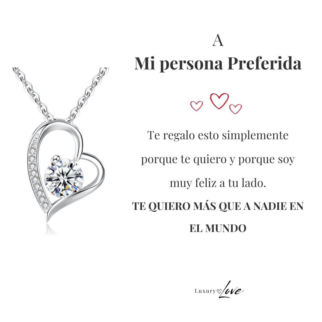 VELLORÉ | Collar Amor-Eterno para mi Amor (con carta especial)