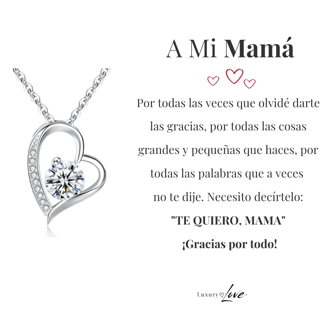 VELLORÉ | Collar Amor-Eterno® para mi Madre (con nota especial a escoger)