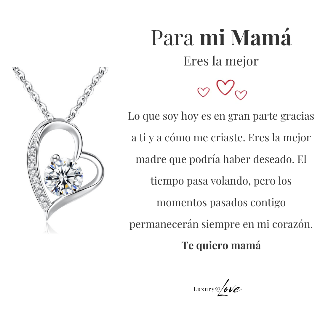 VELLORÉ | Collar Amor-Eterno® para mi Madre (con nota especial a escoger)