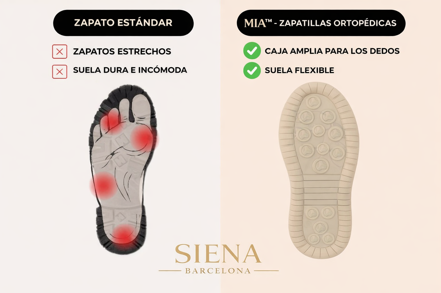 VELLORÉ | – Zapatillas ortopédicas cómodas y sin dolor