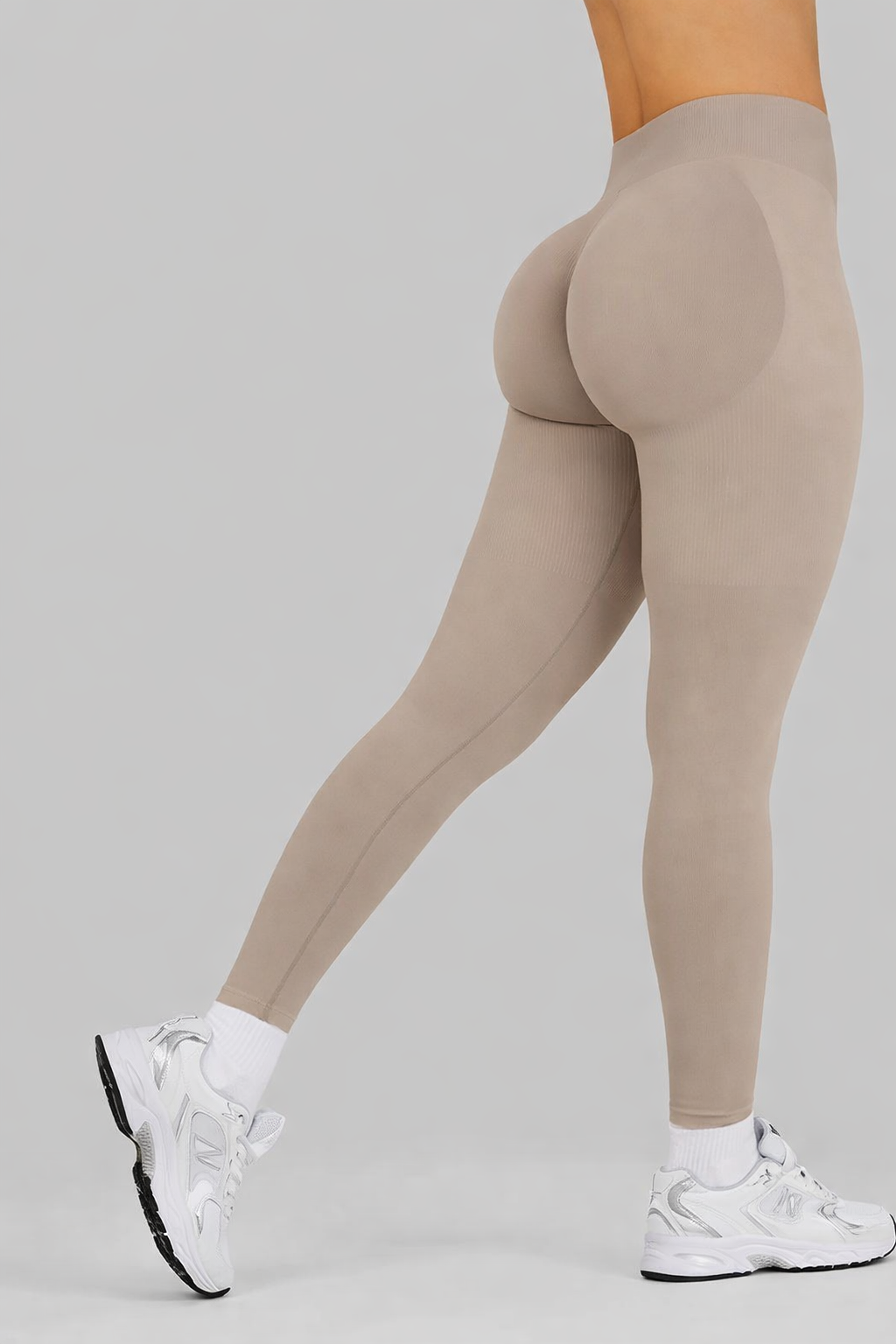 VELLORÉ | Leggings largo de contorno acanalado Elevate
