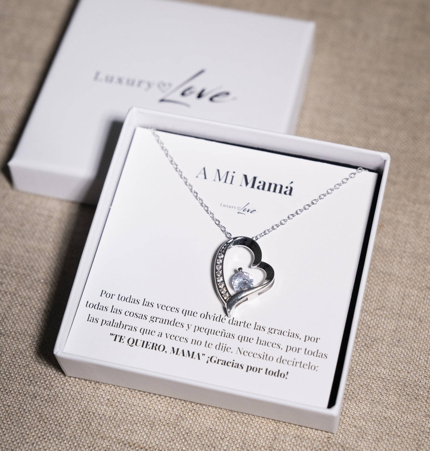 VELLORÉ | Collar Amor-Eterno® para mi Madre (con nota especial a escoger)