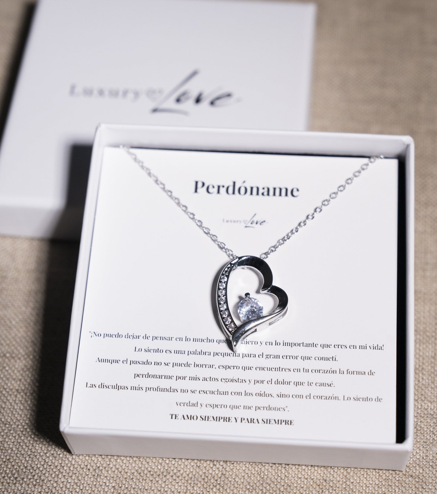 VELLORÉ | Collar Amor-Eterno para mi Amor (con carta especial)