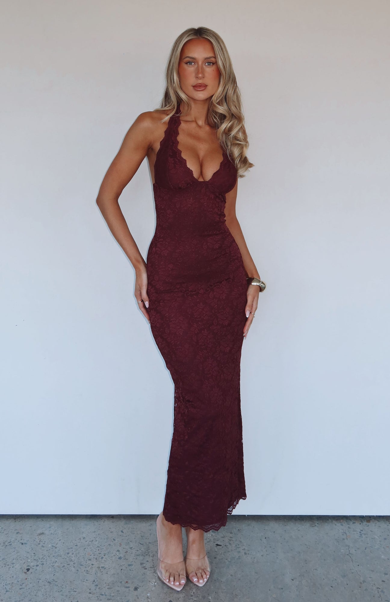 VELLORÉ | Lace Me Maxi Dress