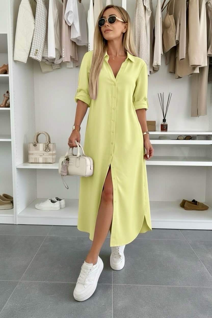 VELLORÉ | Vestido camisero holgado