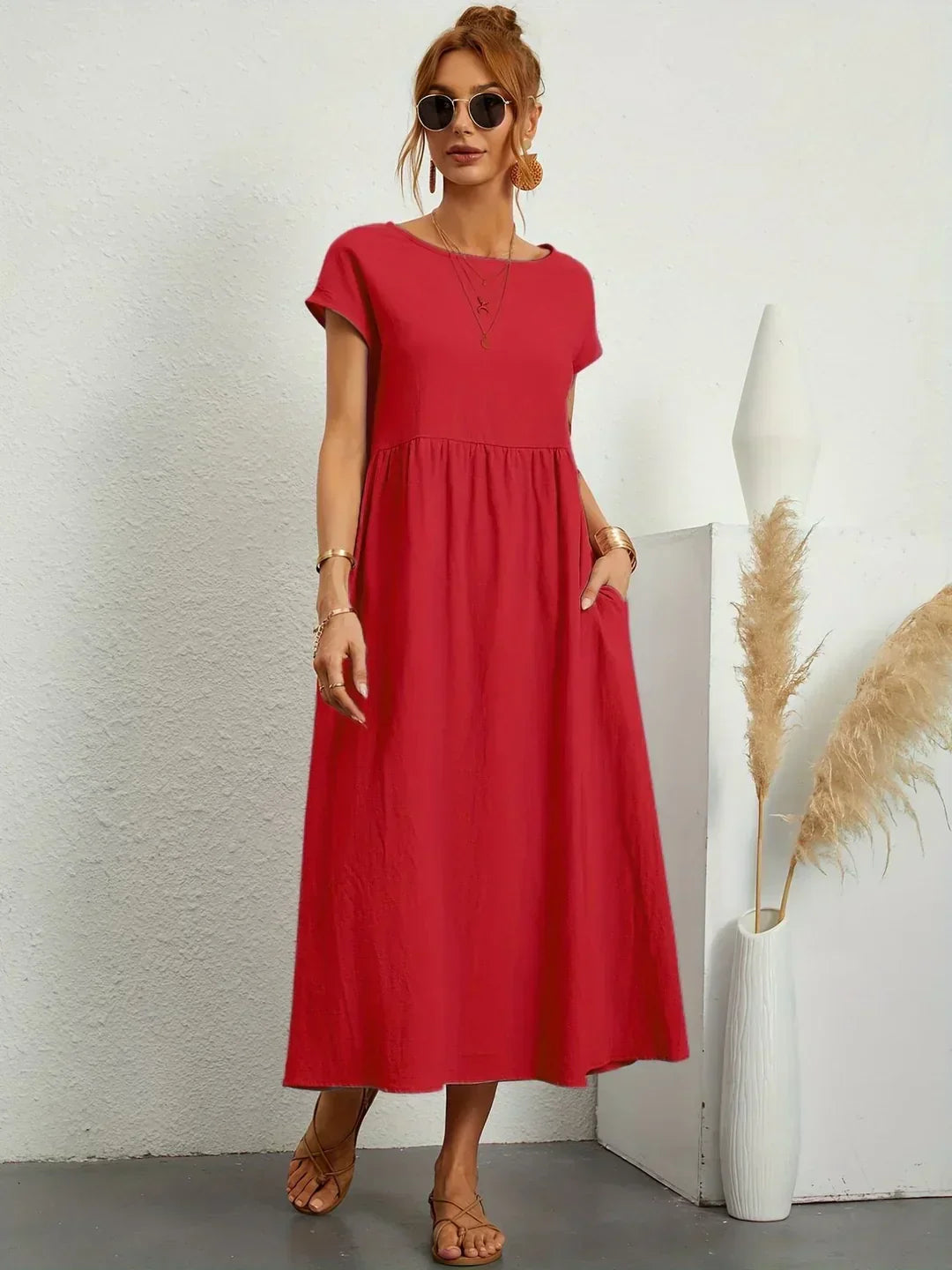 VELLORÉ | — Vestido midi fluido, elegancia atemporal