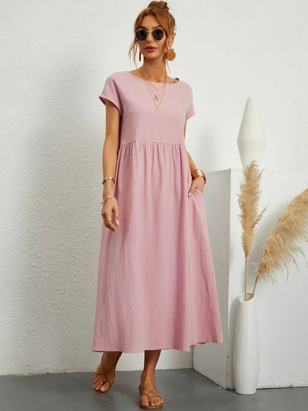 VELLORÉ | — Vestido midi fluido, elegancia atemporal