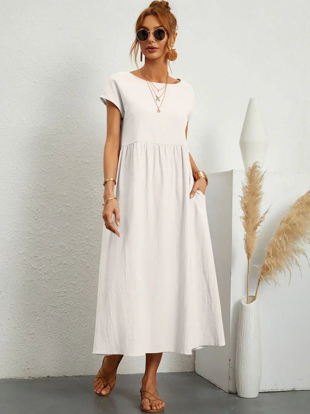 VELLORÉ | — Vestido midi fluido, elegancia atemporal