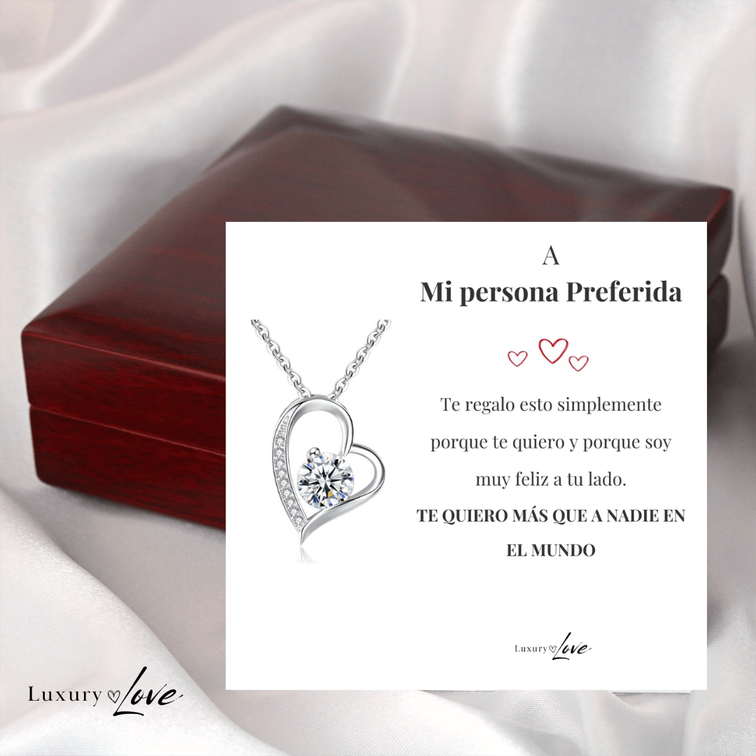 VELLORÉ | Collar Amor-Eterno para mi Amor (con carta especial)