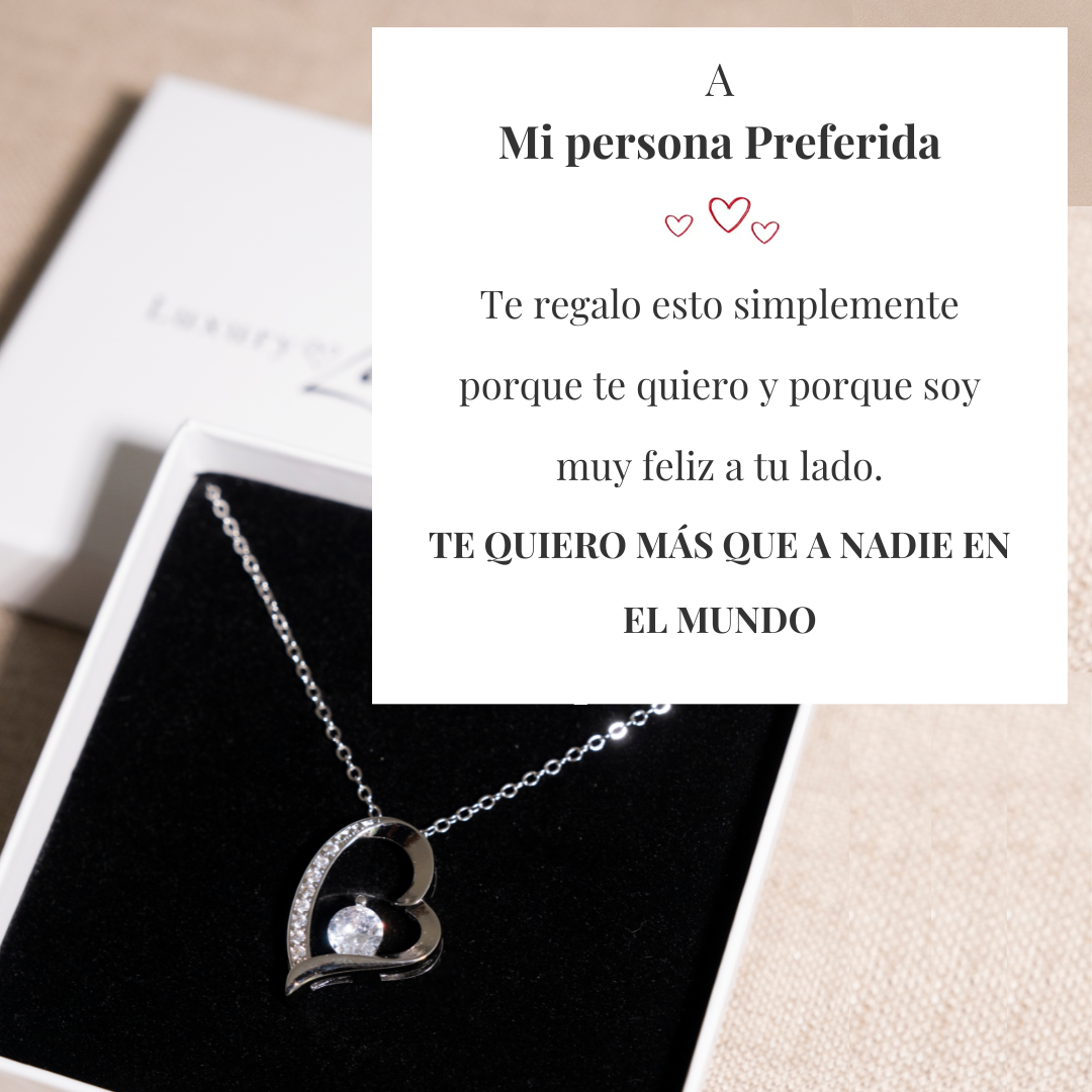 VELLORÉ | Collar Amor-Eterno para mi Amor (con carta especial)