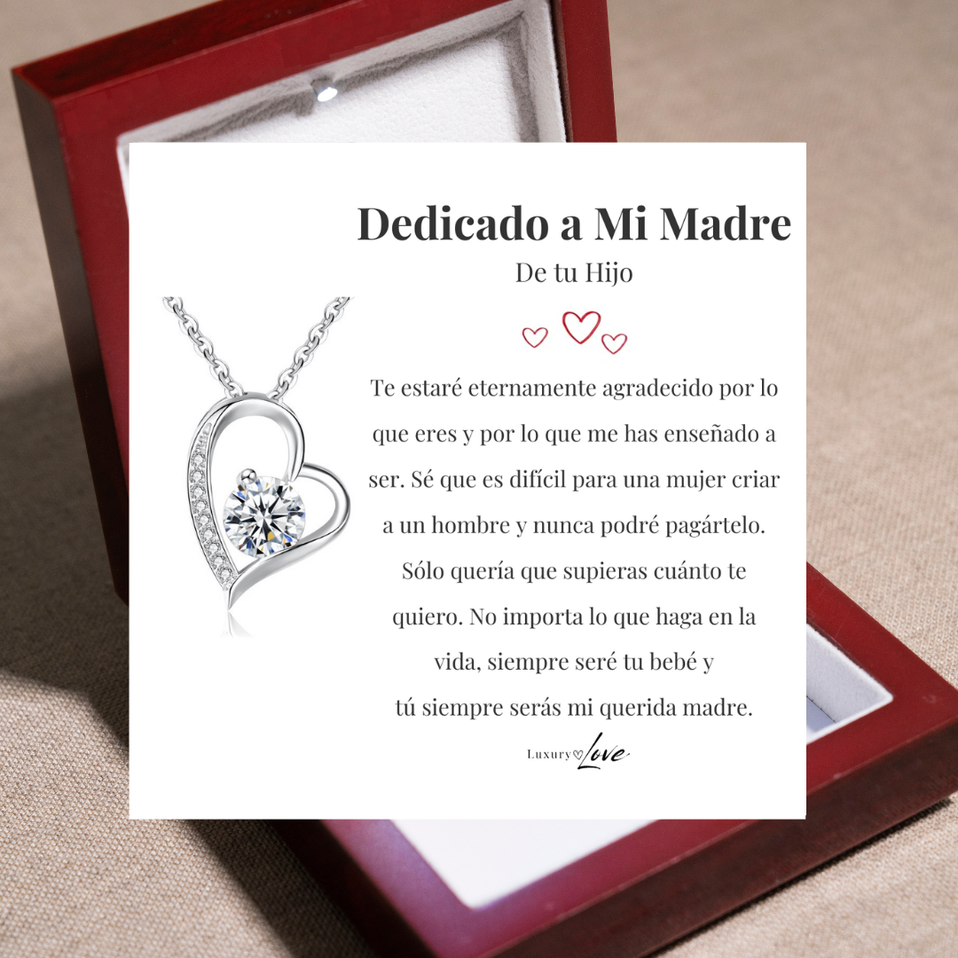 VELLORÉ | Collar Amor-Eterno® para mi Madre (con nota especial a escoger)
