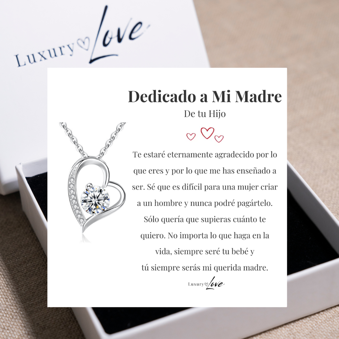 VELLORÉ | Collar Amor-Eterno® para mi Madre (con nota especial a escoger)