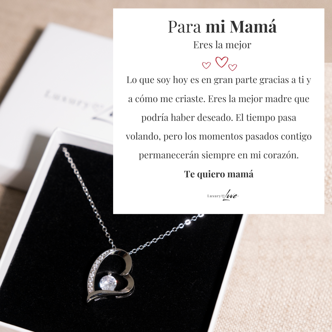 VELLORÉ | Collar Amor-Eterno® para mi Madre (con nota especial a escoger)