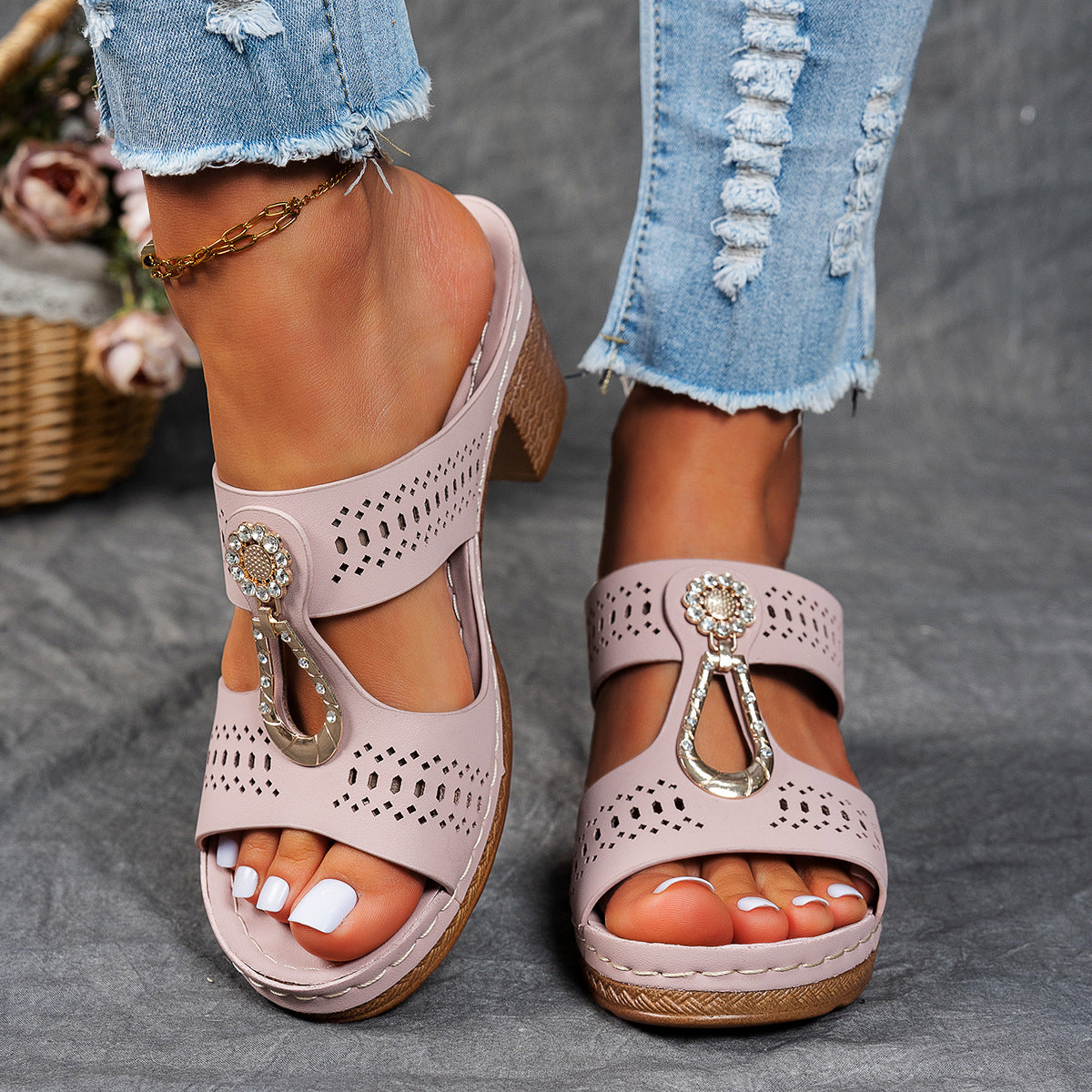VELLORÉ | Sandalias Ortopédicas de Confort Premium con Tacón Alto