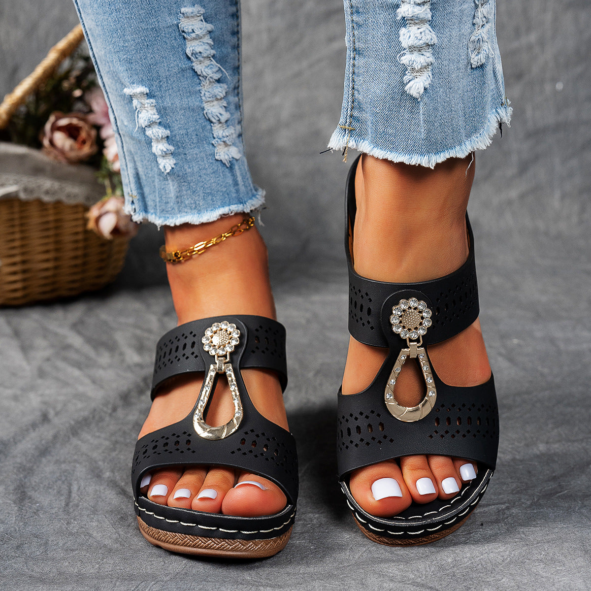 VELLORÉ | Sandalias Ortopédicas de Confort Premium con Tacón Alto