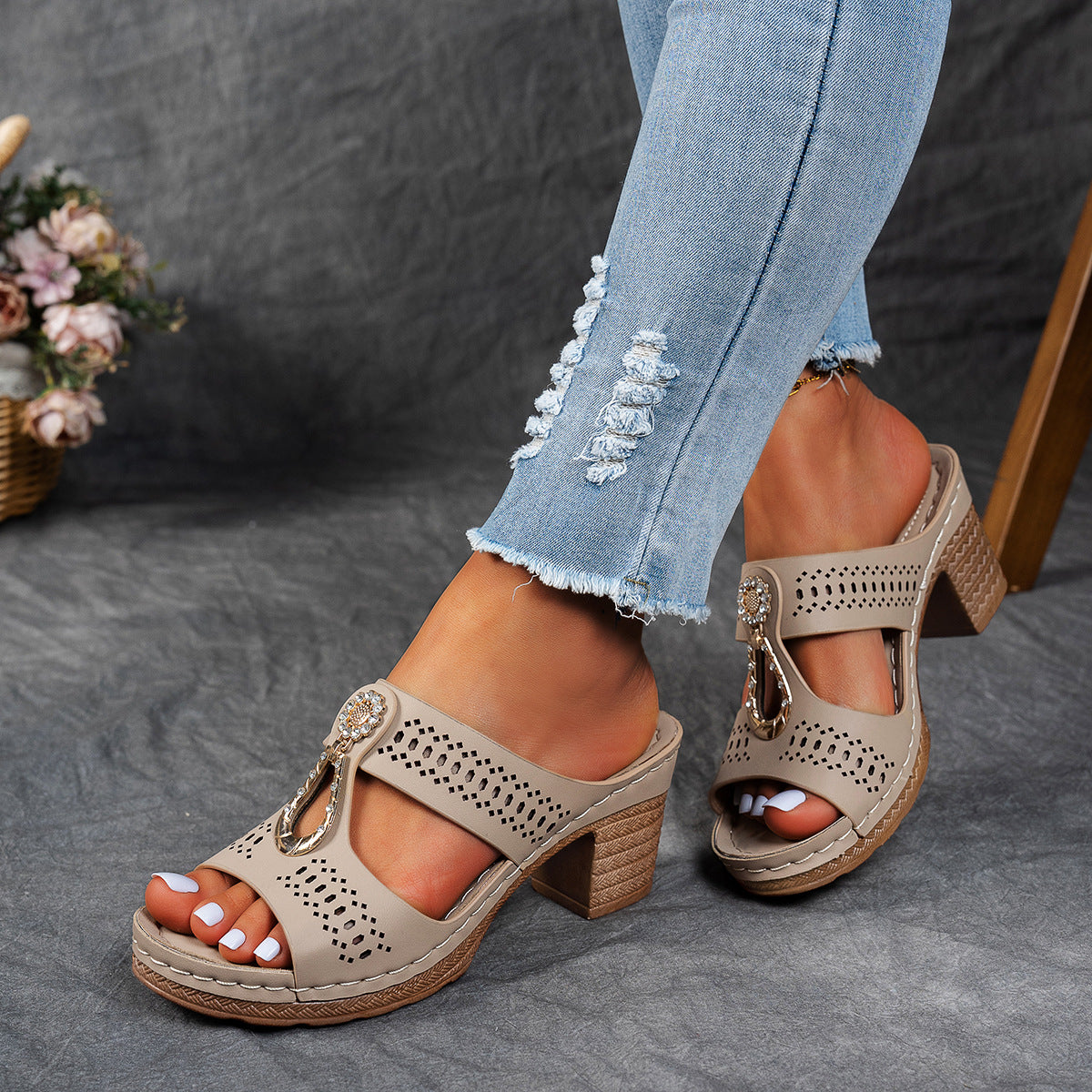 VELLORÉ | Sandalias Ortopédicas de Confort Premium con Tacón Alto