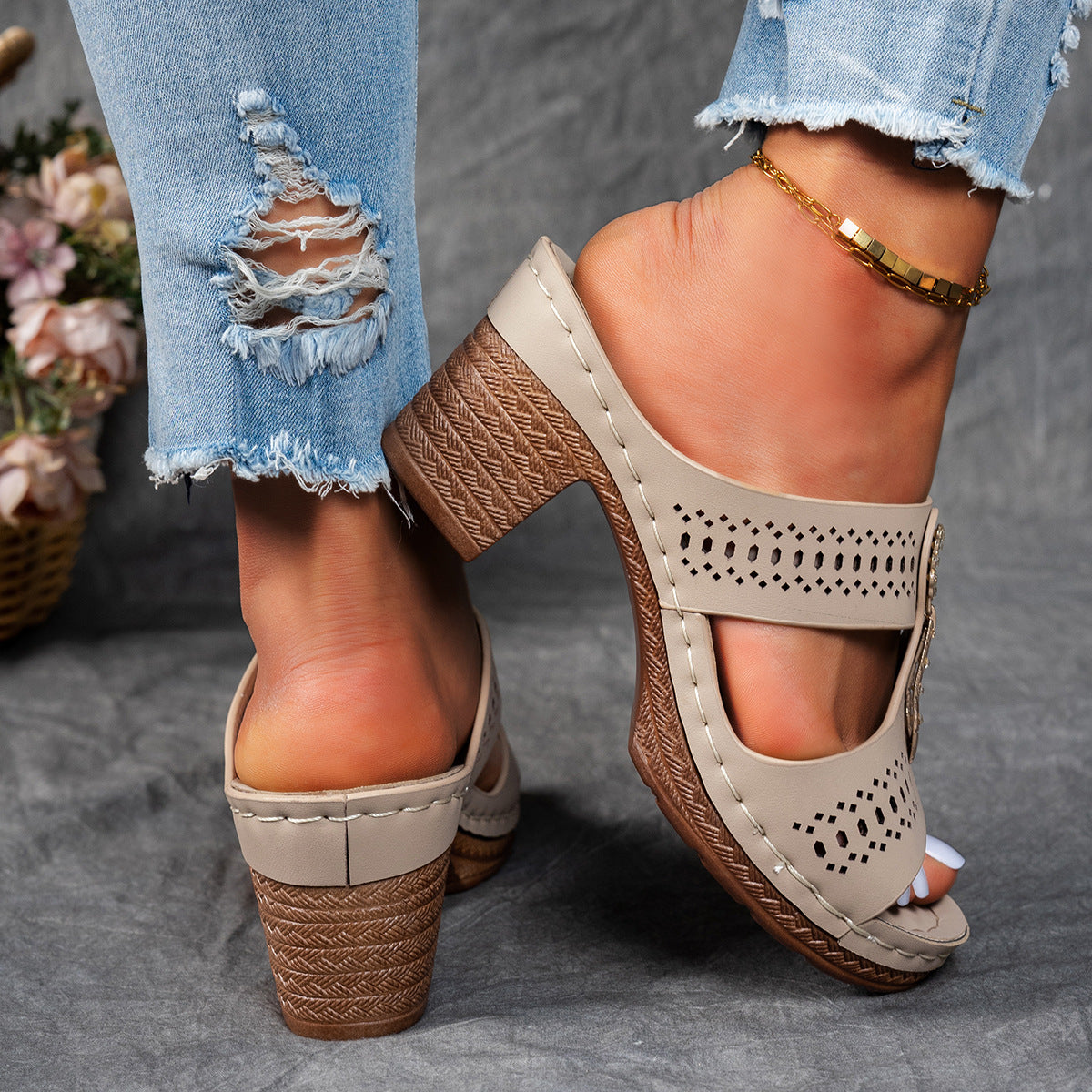 VELLORÉ | Sandalias Ortopédicas de Confort Premium con Tacón Alto