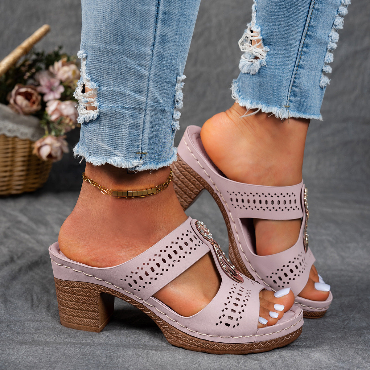VELLORÉ | Sandalias Ortopédicas de Confort Premium con Tacón Alto