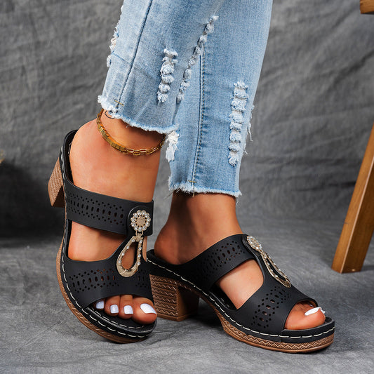 VELLORÉ | Sandalias Ortopédicas de Confort Premium con Tacón Alto
