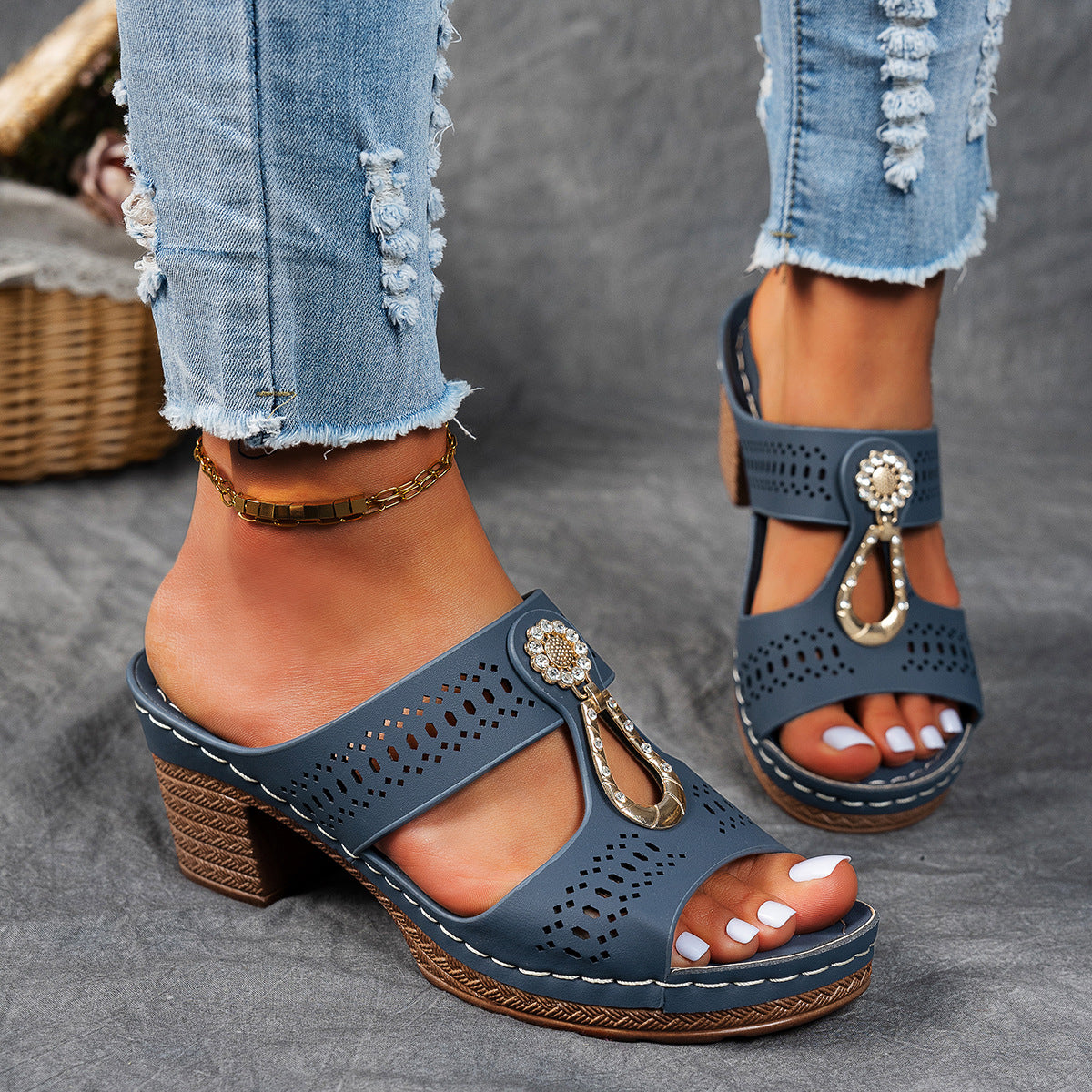 VELLORÉ | Sandalias Ortopédicas de Confort Premium con Tacón Alto