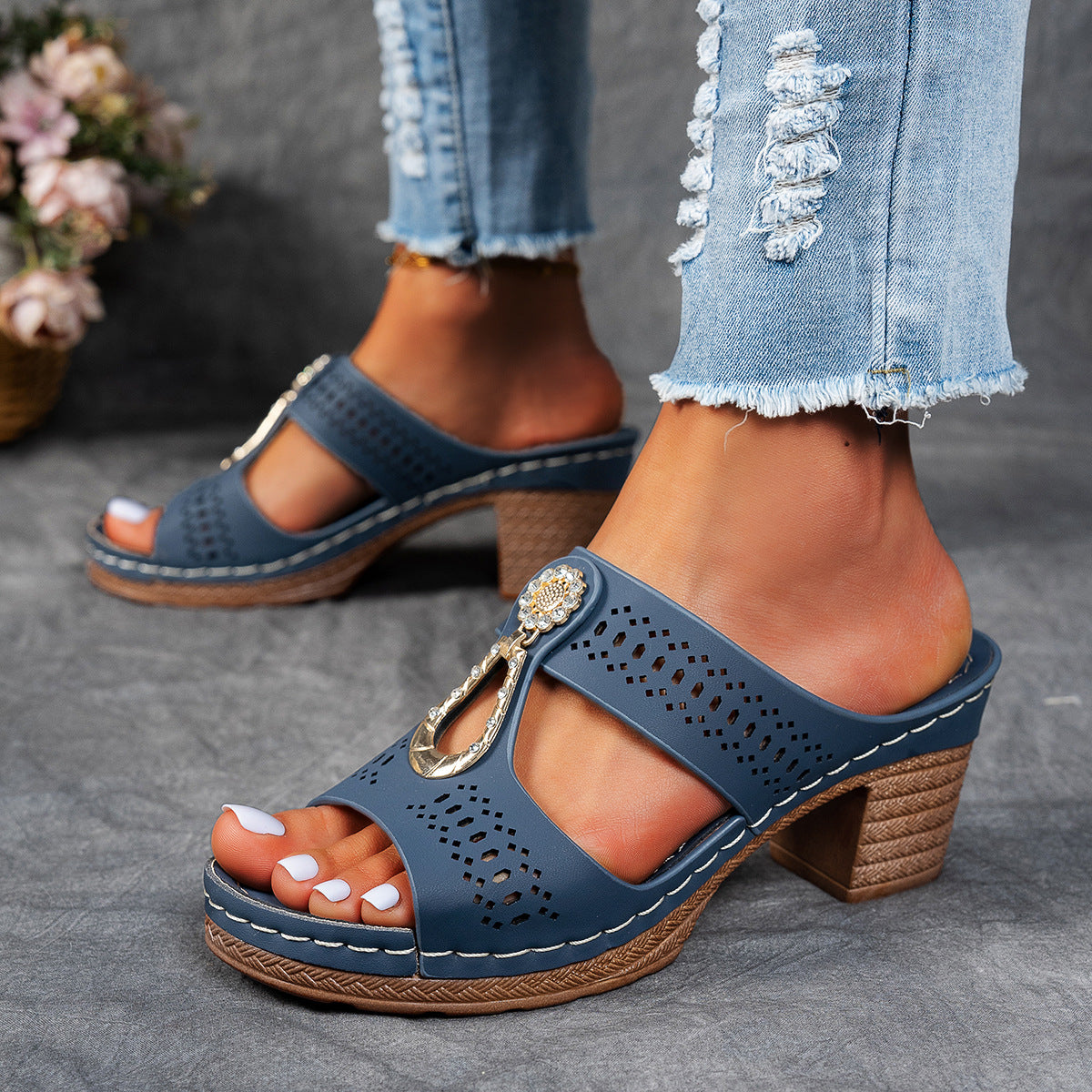 VELLORÉ | Sandalias Ortopédicas de Confort Premium con Tacón Alto